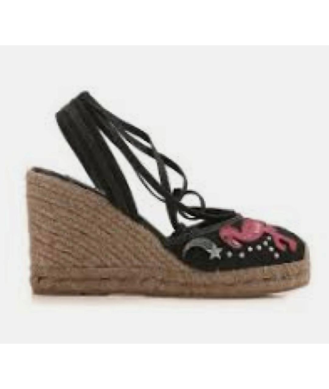 MARC JACOBS Черные текстильные эспадрильи, фото 2