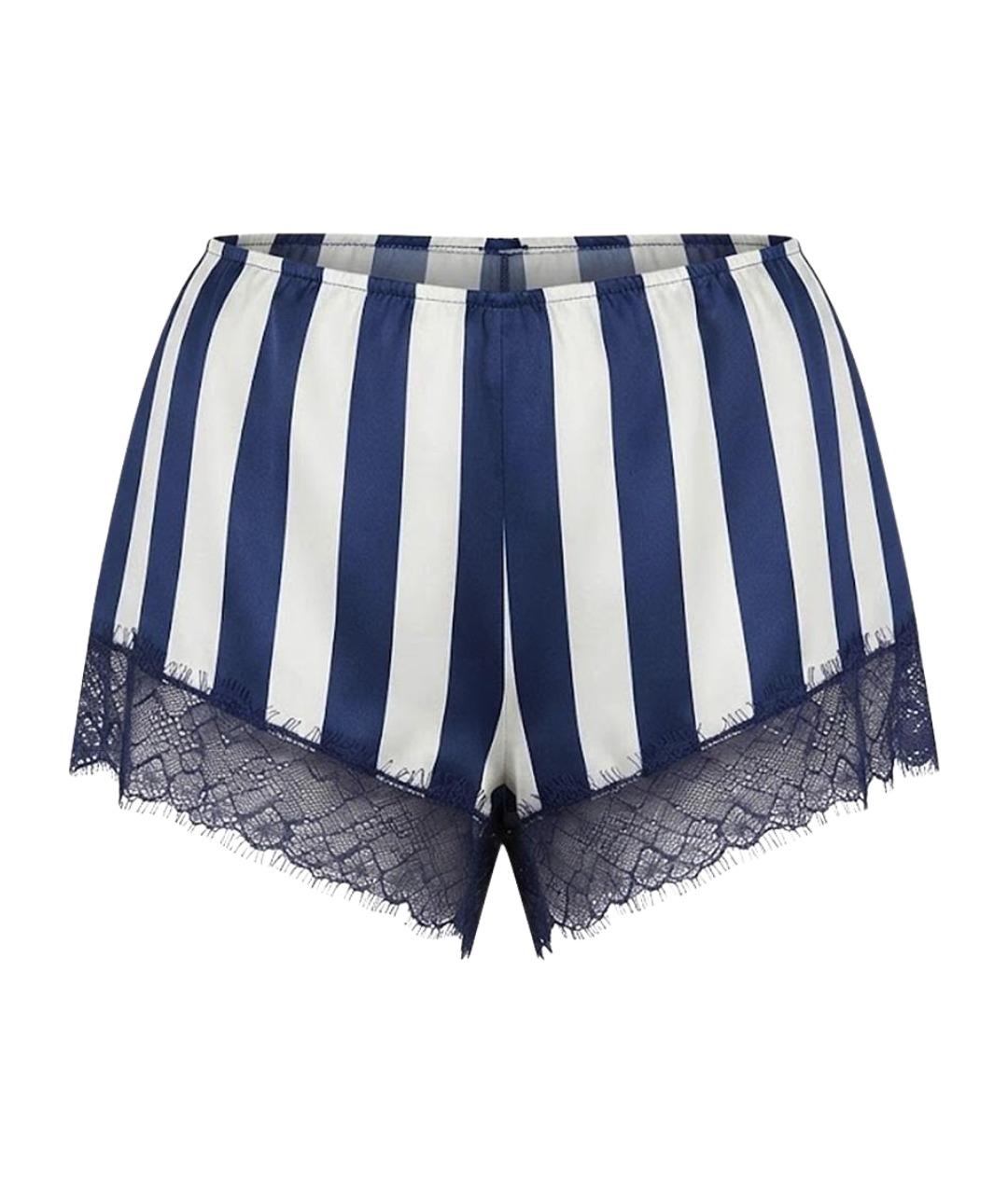 THE FRANKIE SHOP Синие хлопковые шорты, фото 1