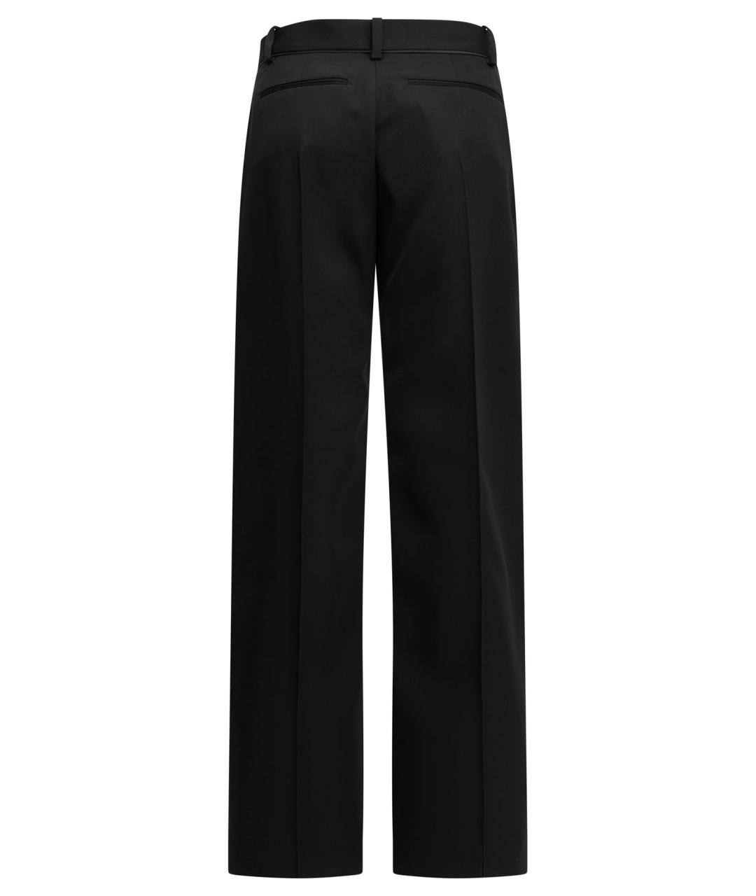 ISABEL MARANT Черные шерстяные прямые брюки, фото 2