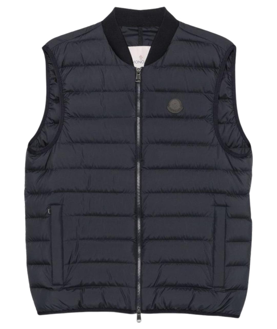 MONCLER Антрацитовая полиамидовая куртка, фото 1