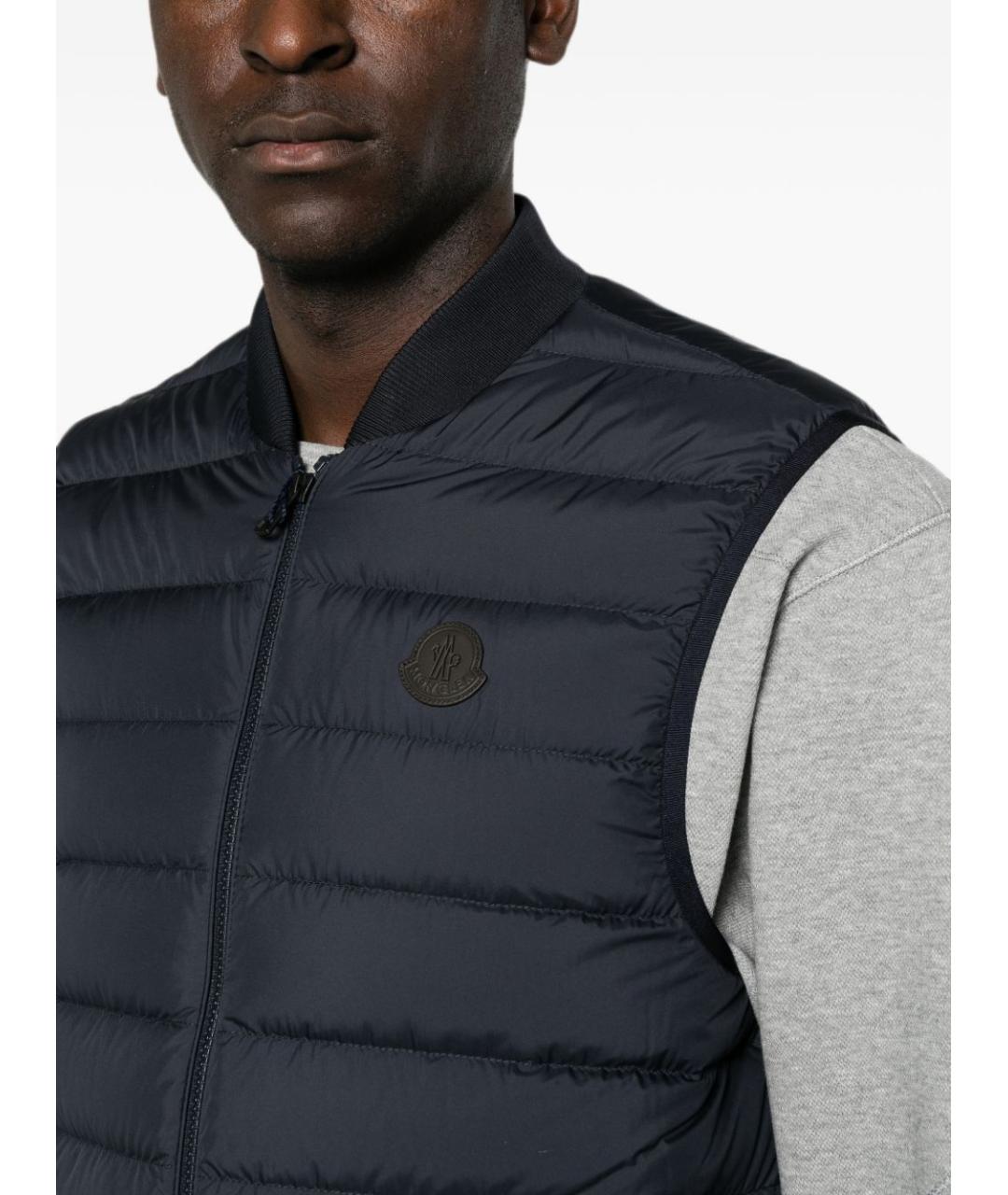 MONCLER Антрацитовая полиамидовая куртка, фото 3