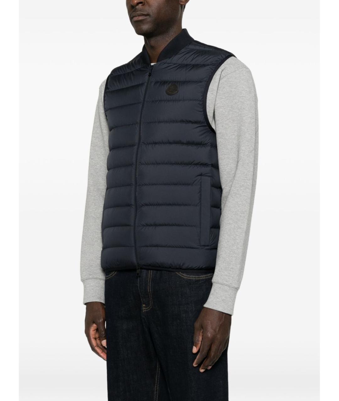 MONCLER Антрацитовая полиамидовая куртка, фото 2
