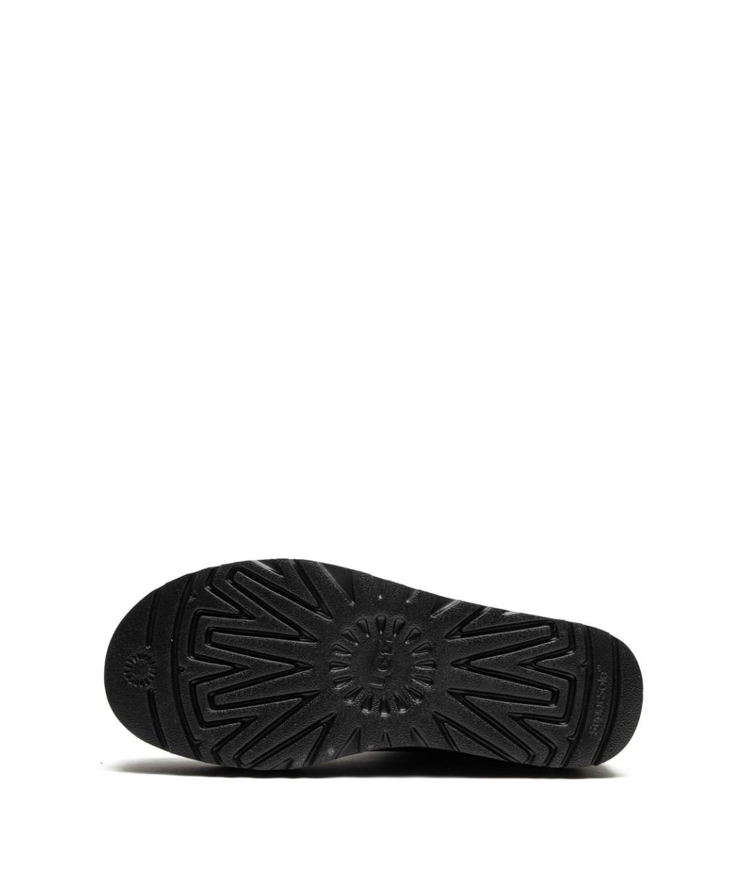 UGG Черные кожаные ботинки, фото 4