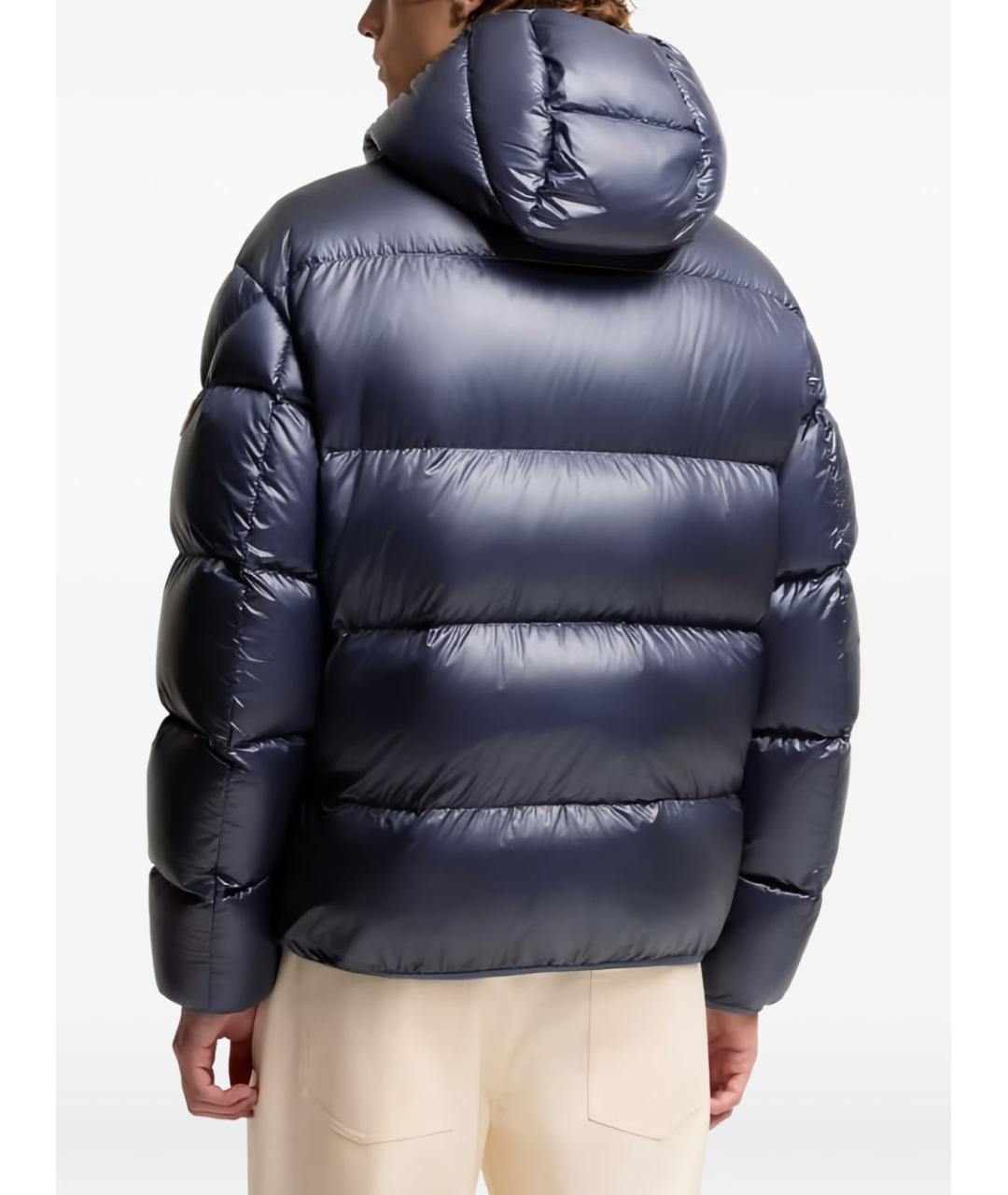 MONCLER Синяя полиамидовая куртка, фото 3