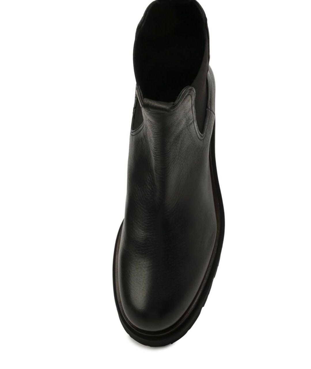 KITON Черные кожаные ботинки, фото 2