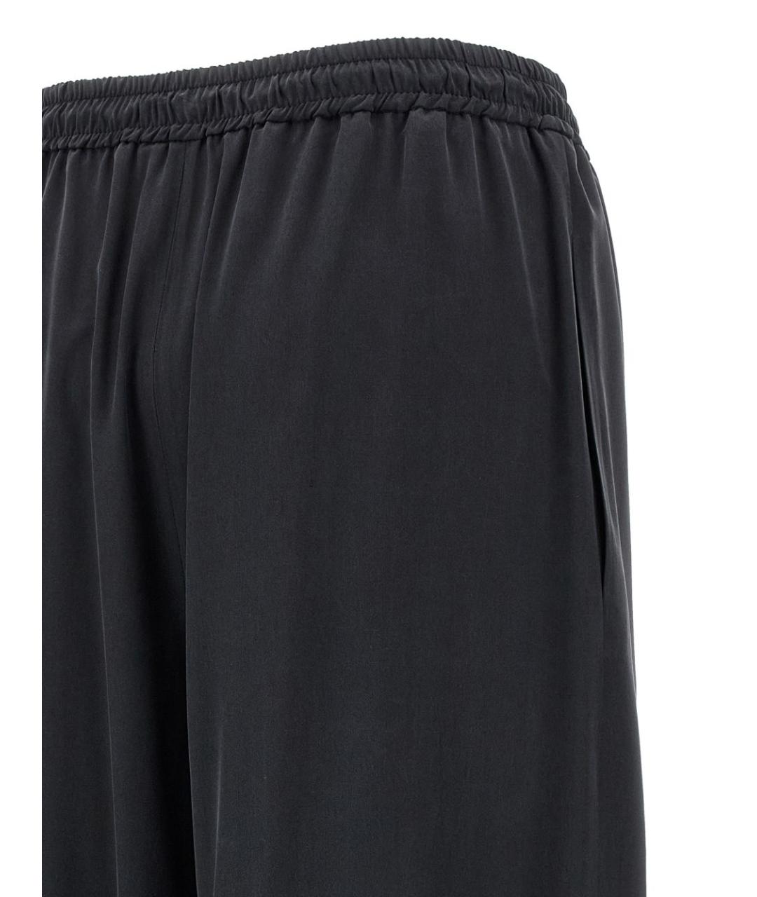 MAX MARA Синие шерстяные брюки широкие, фото 3