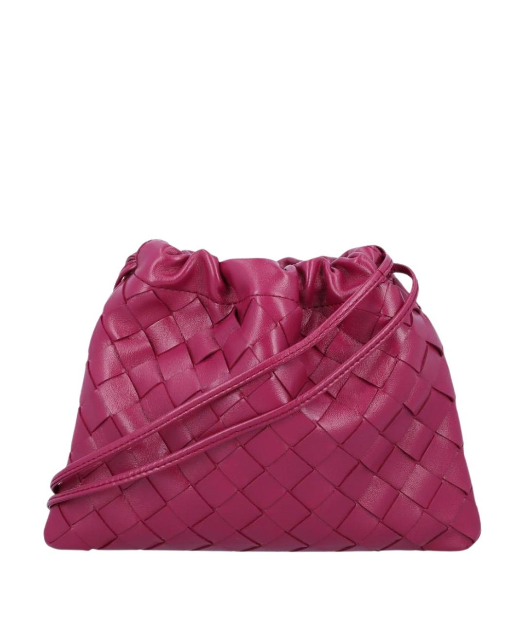 BOTTEGA VENETA Фуксия кожаная сумка через плечо, фото 1