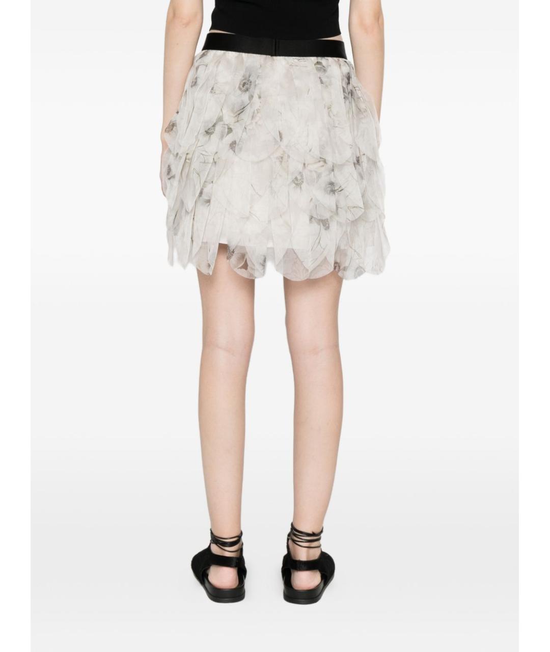 MAX MARA Мульти шерстяная юбка мини, фото 5