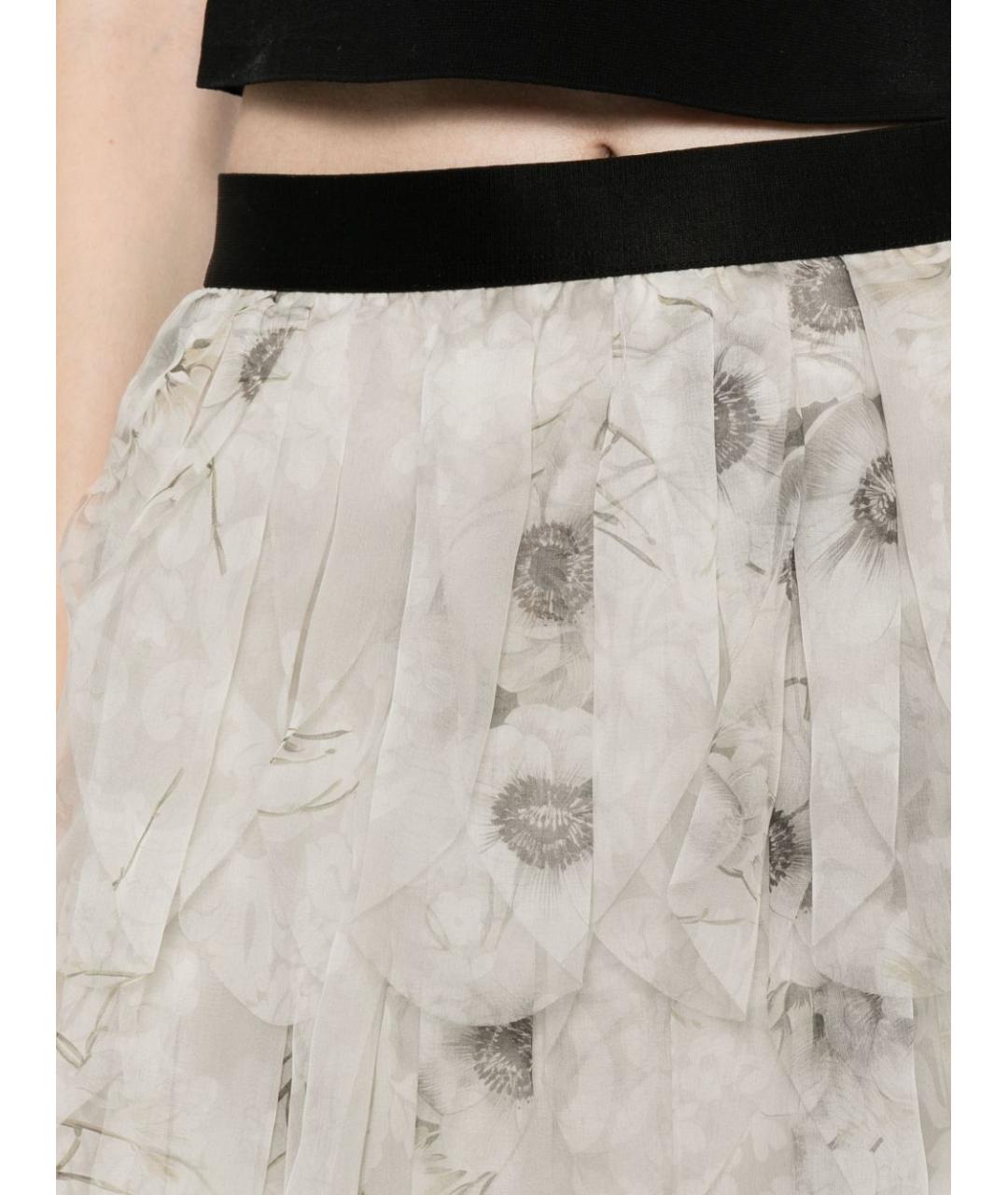 MAX MARA Мульти шерстяная юбка мини, фото 3