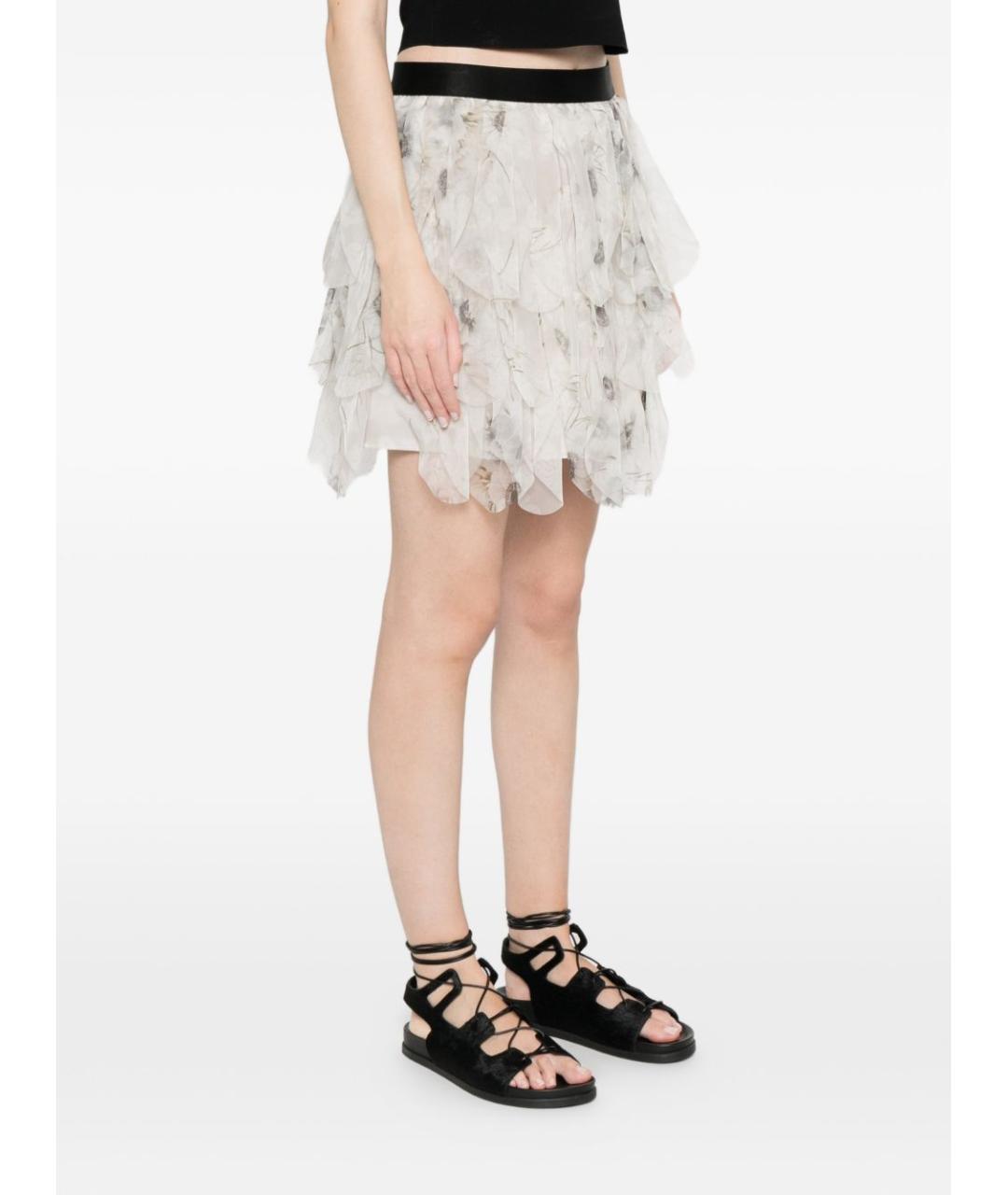 MAX MARA Мульти шерстяная юбка мини, фото 2