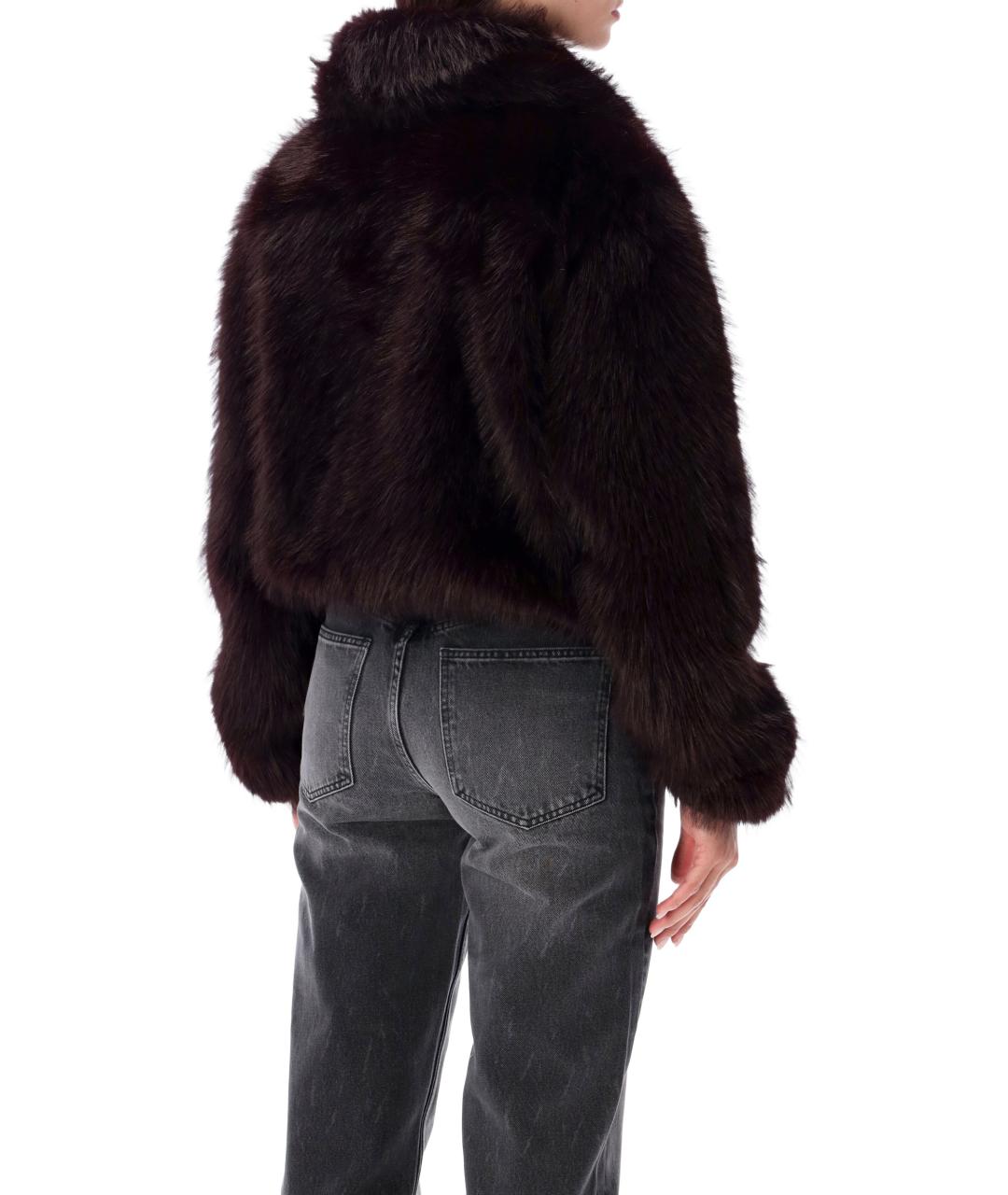 THE FRANKIE SHOP Фиолетовая полиэстеровая куртка, фото 2