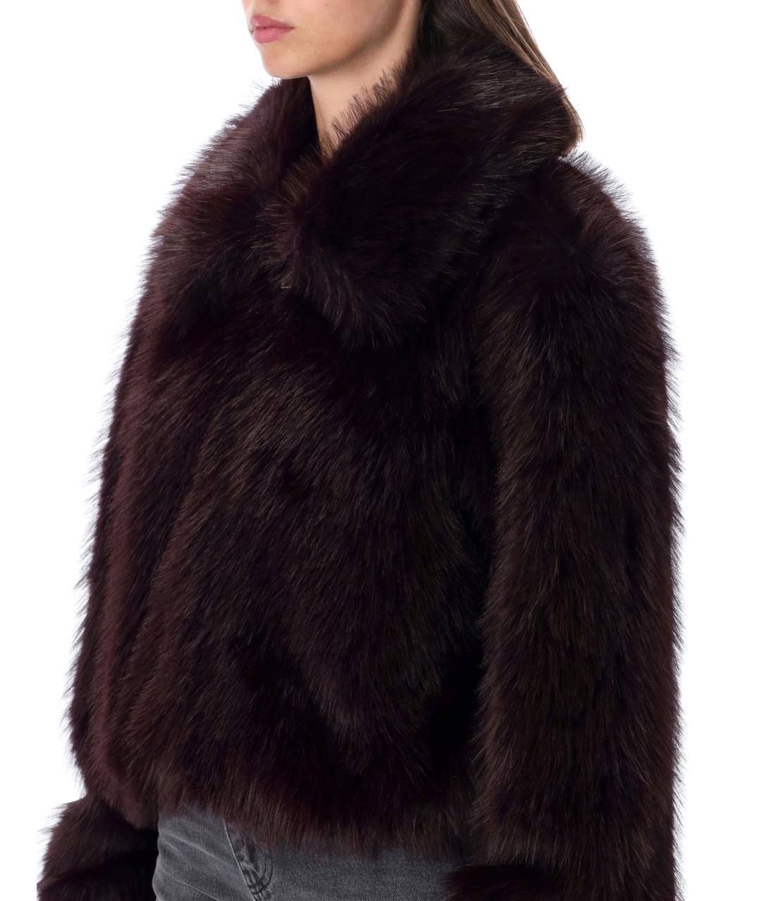 THE FRANKIE SHOP Фиолетовая полиэстеровая куртка, фото 3