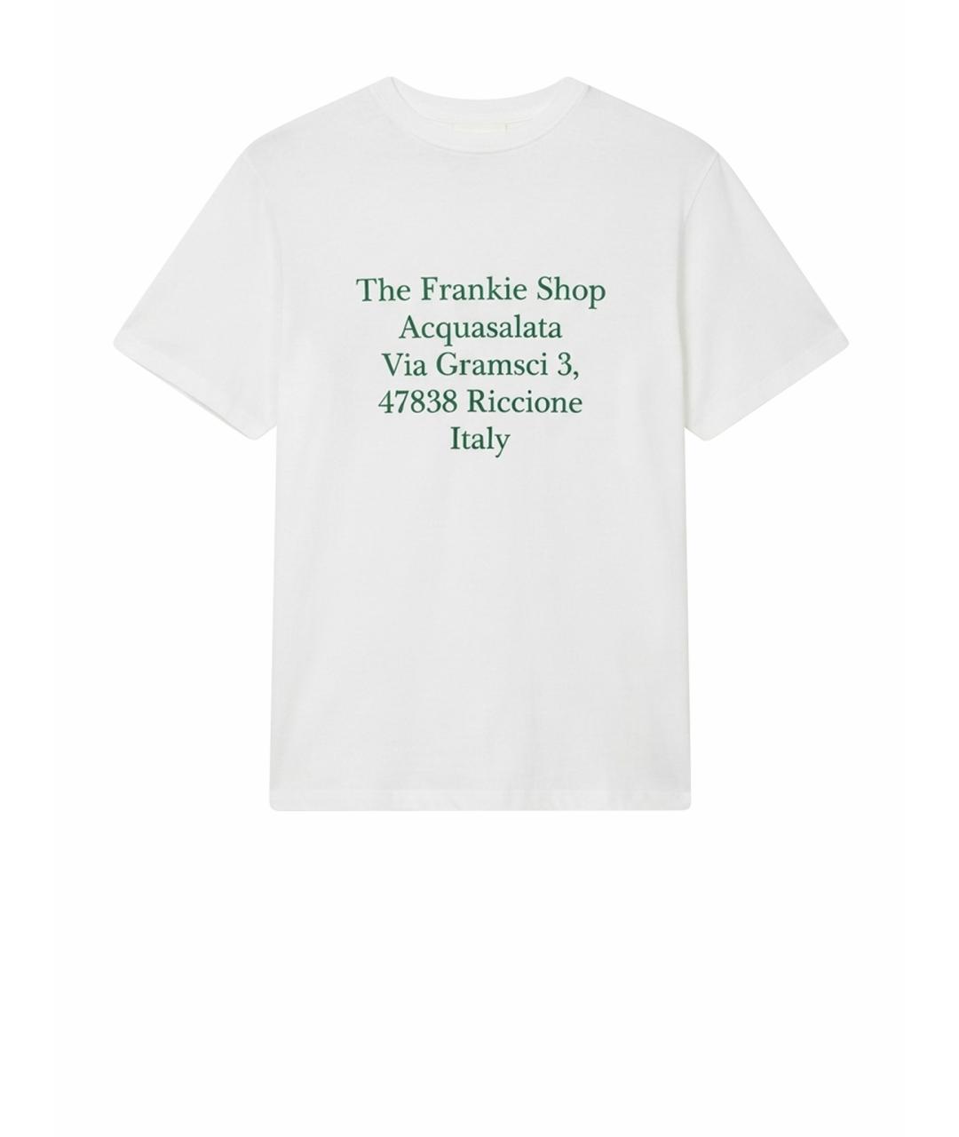 THE FRANKIE SHOP Белая хлопковая футболка, фото 1