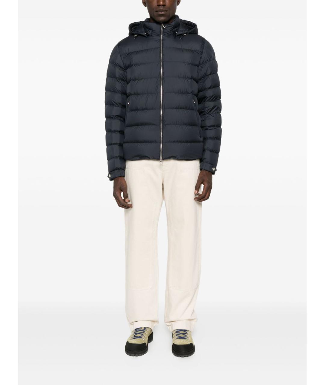 MONCLER Антрацитовая полиамидовая куртка, фото 3