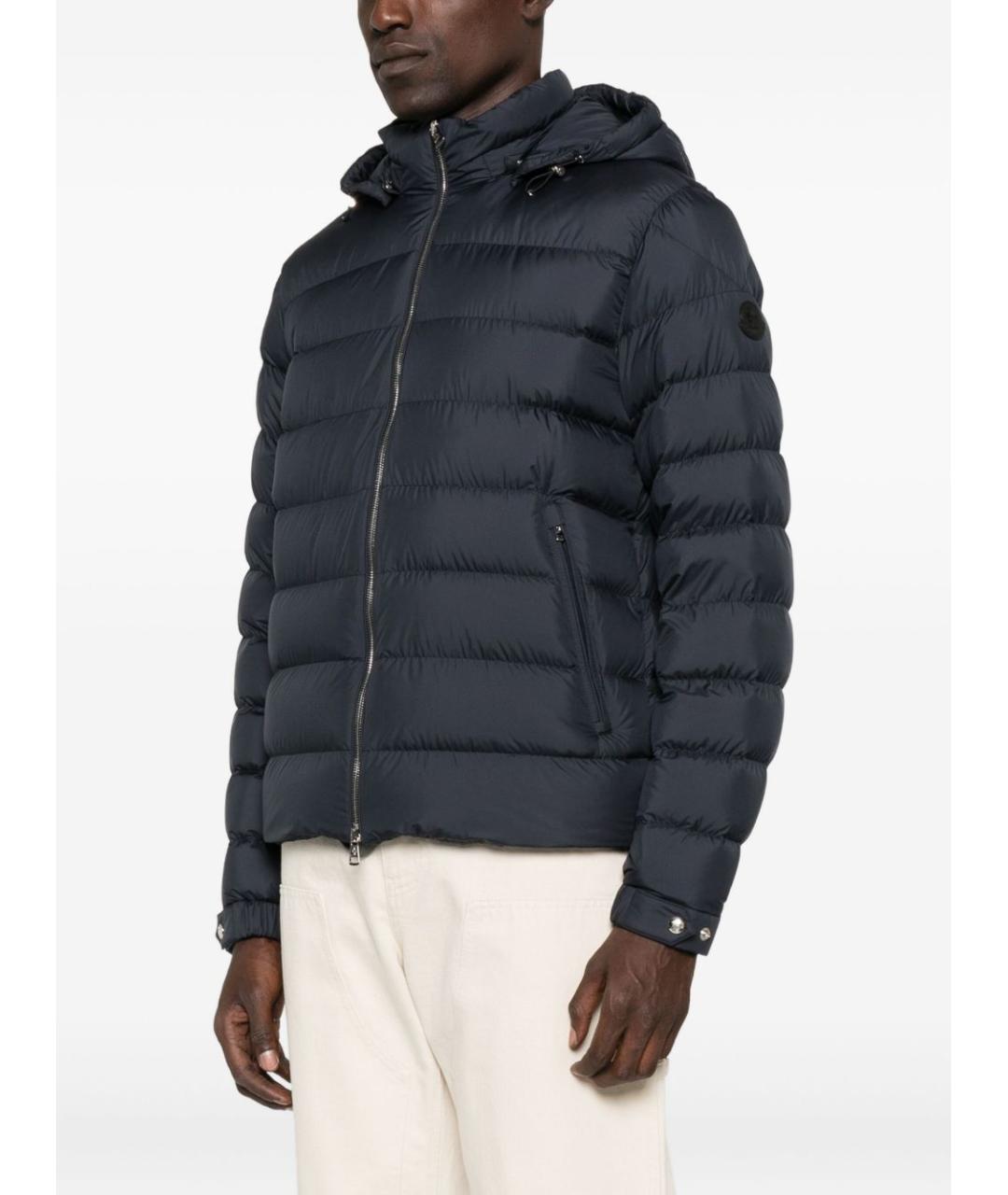 MONCLER Антрацитовая полиамидовая куртка, фото 2