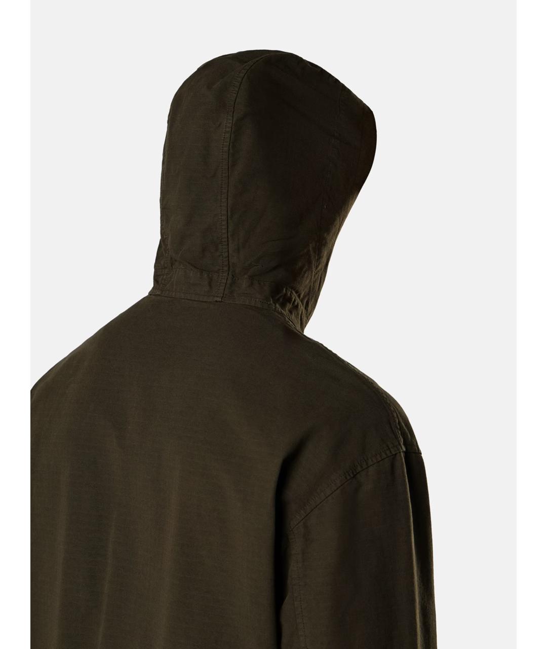 STONE ISLAND Серая хлопковая куртка, фото 5