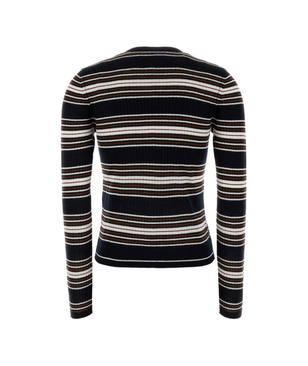 MAX MARA STUDIO Мульти шерстяной кардиган, фото 2