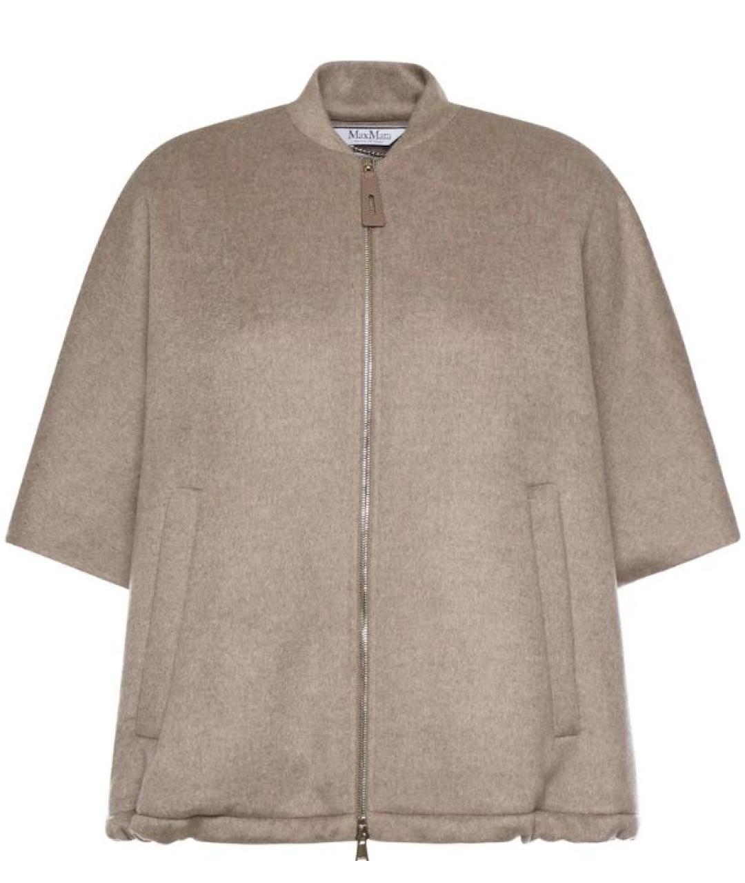 MAX MARA Бежевая шерстяная куртка, фото 1