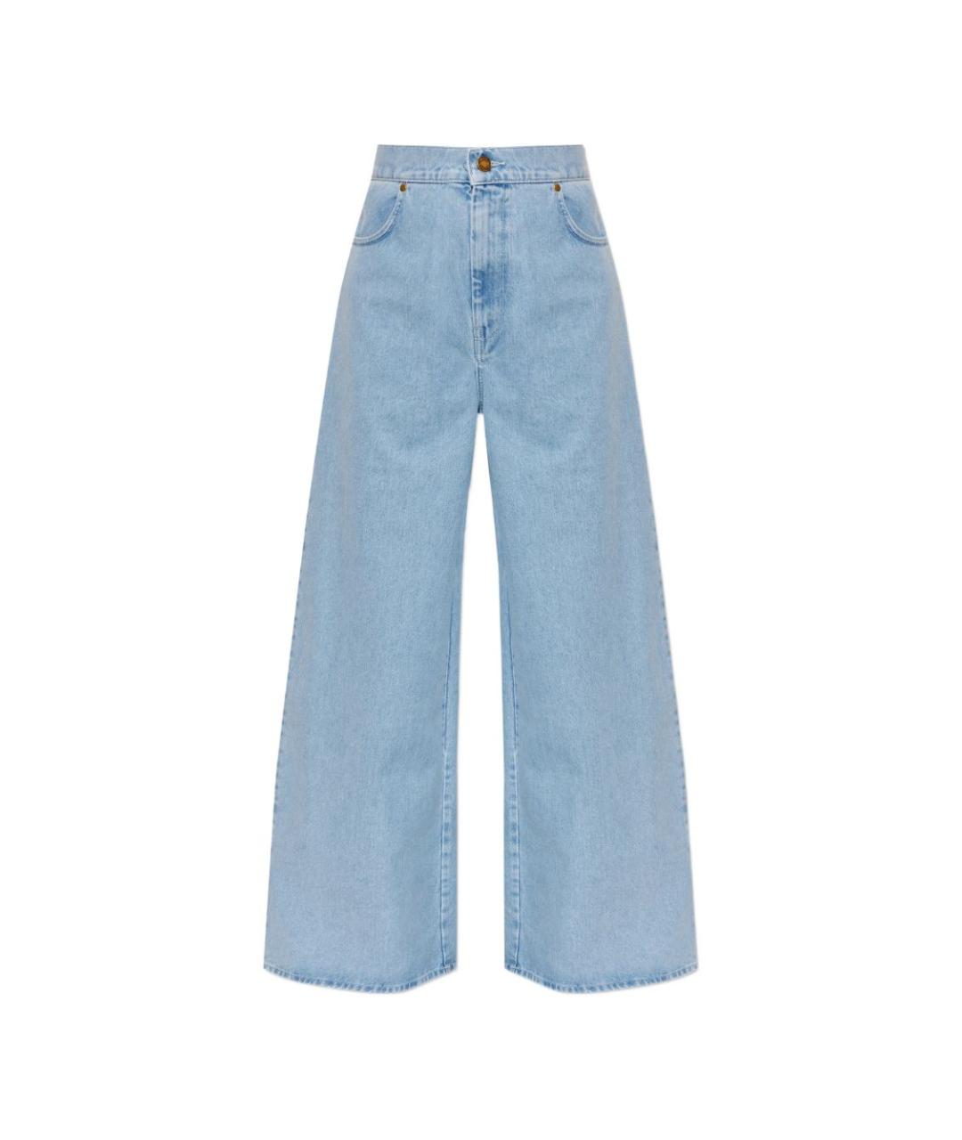 MAX MARA Голубые джинсы клеш, фото 1