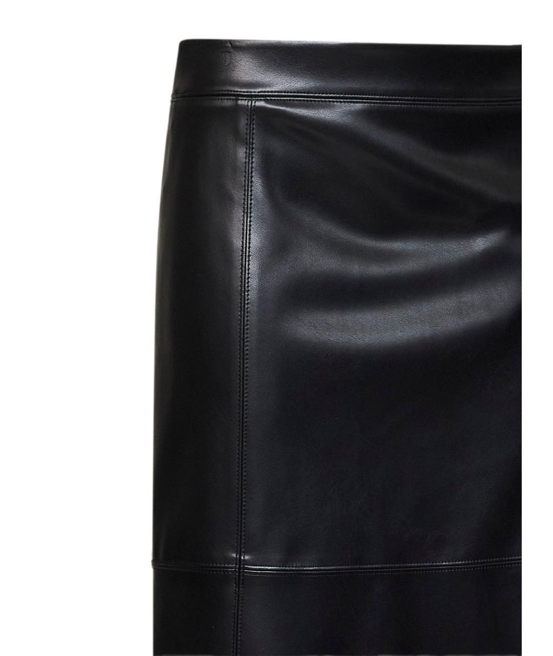 'S MAX MARA Черная шерстяная юбка миди, фото 3