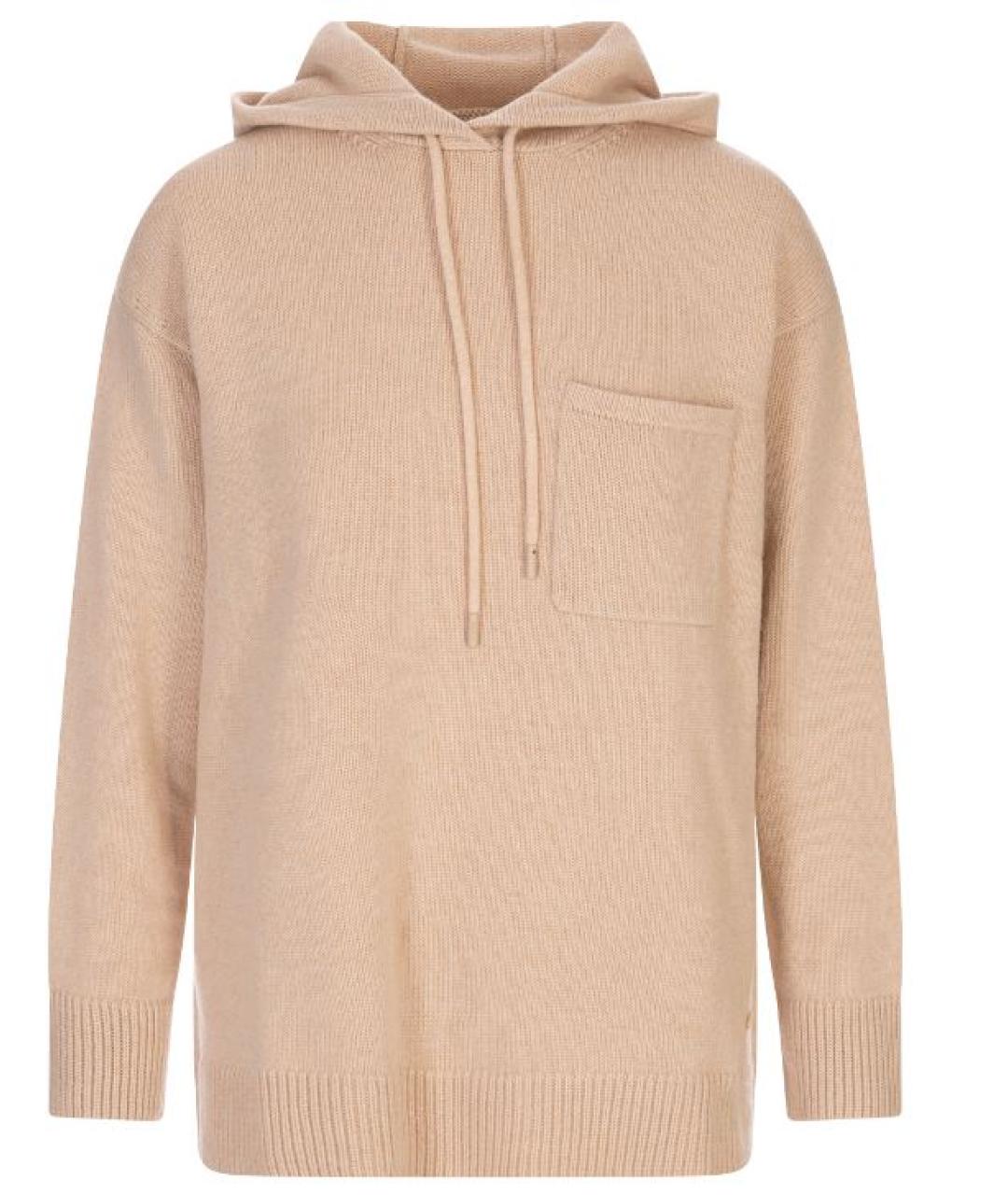 MAX MARA Бежевый шерстяной джемпер / свитер, фото 1