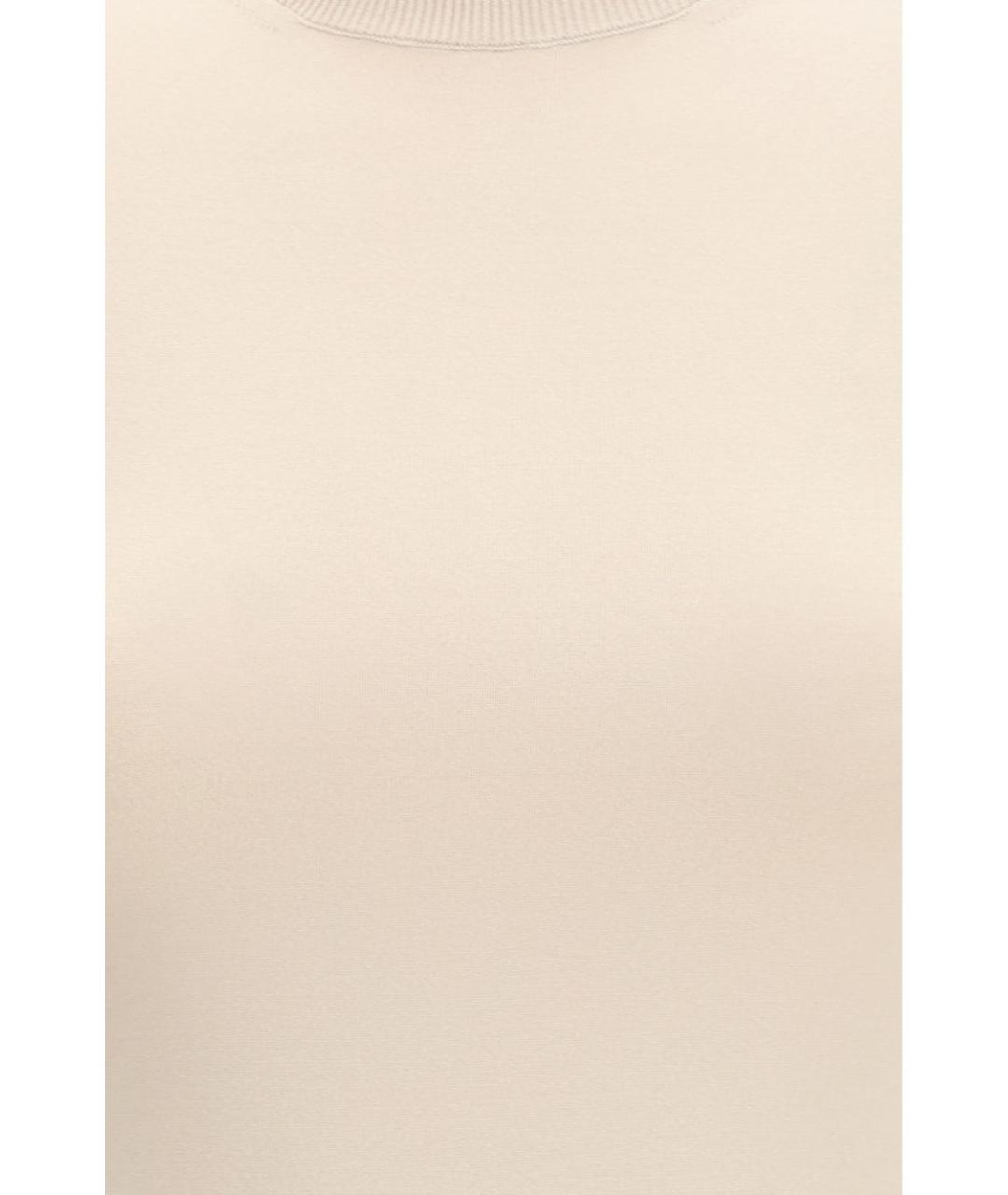 MAX MARA Бежевый шерстяной джемпер / свитер, фото 2