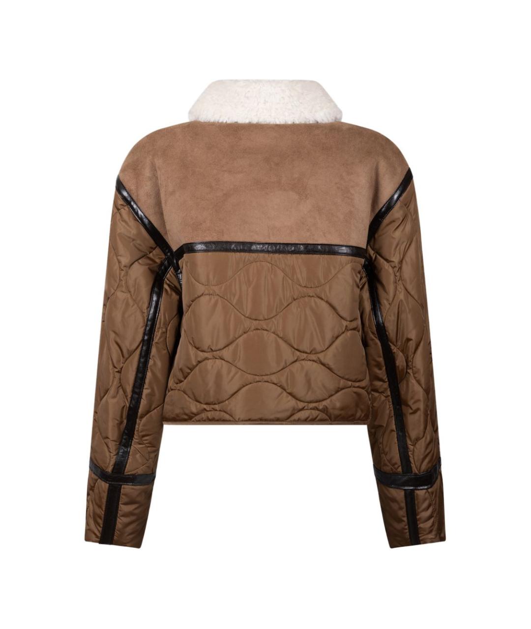 WEEKEND MAX MARA Бежевая шерстяная куртка, фото 2