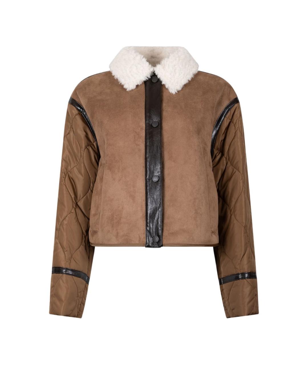WEEKEND MAX MARA Бежевая шерстяная куртка, фото 1