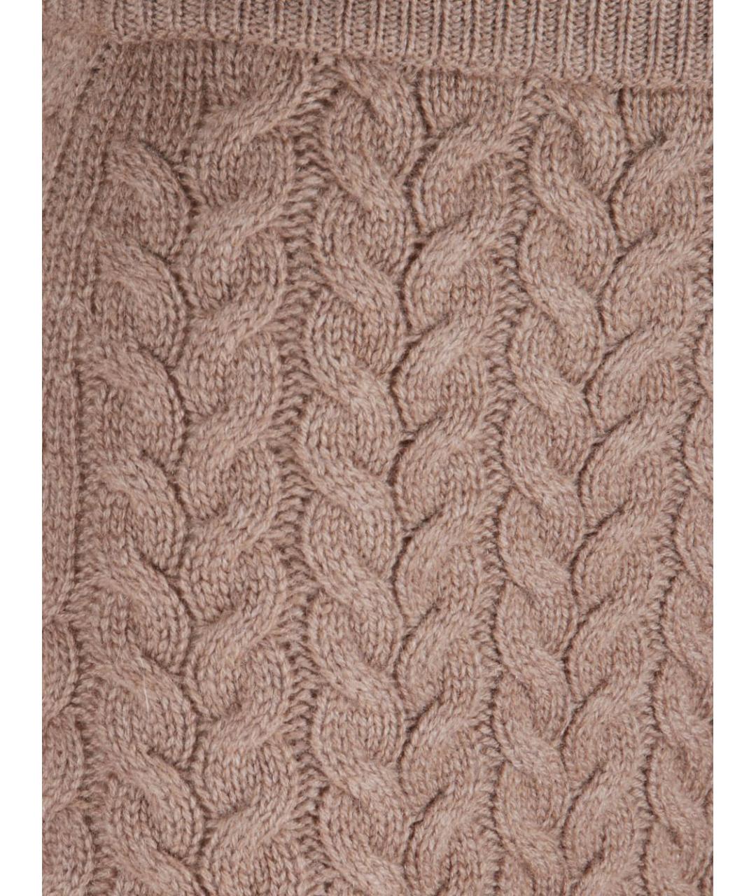 'S MAX MARA Бежевая шерстяная юбка миди, фото 5