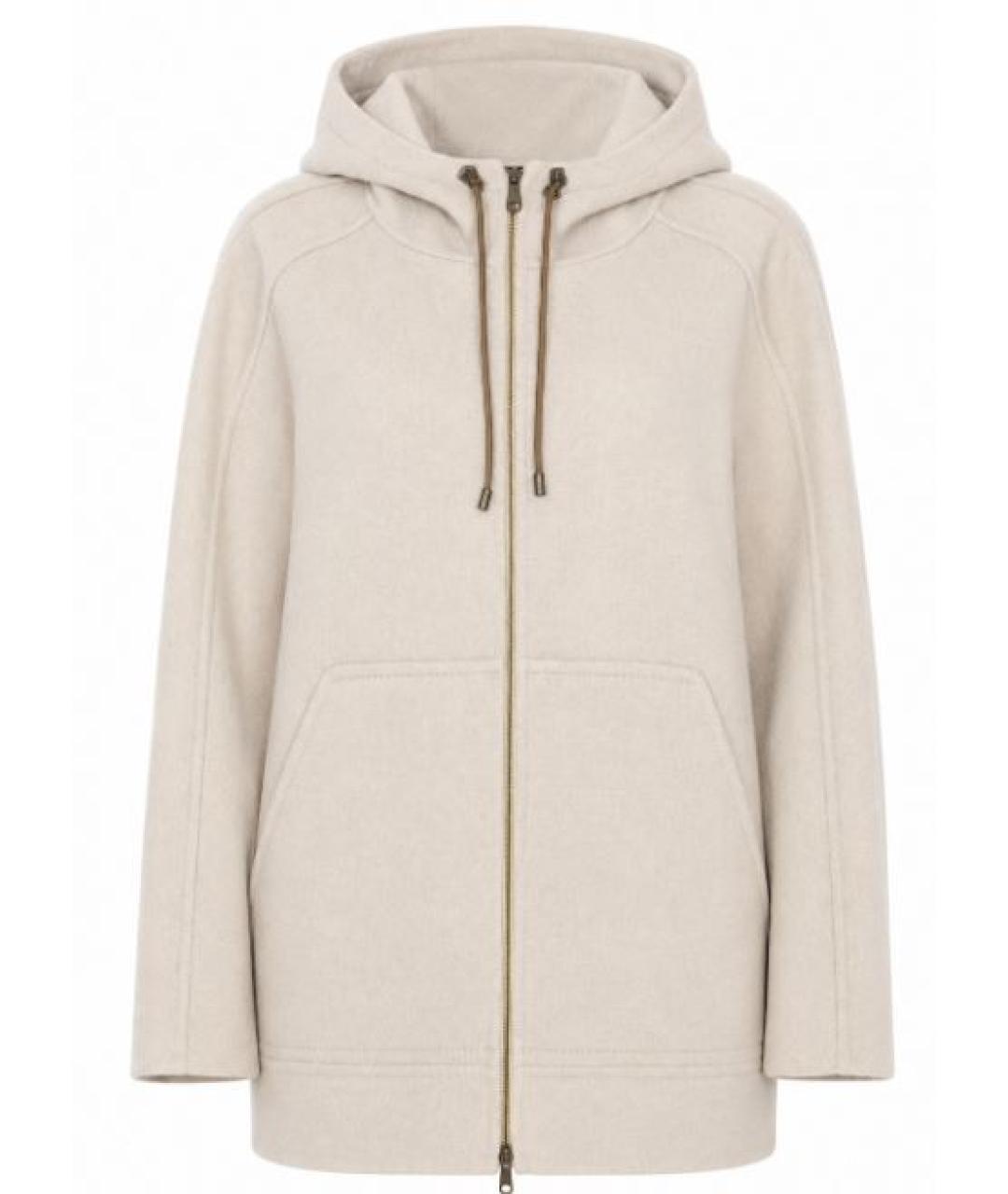 MAX MARA Бежевое шерстяное пальто, фото 1