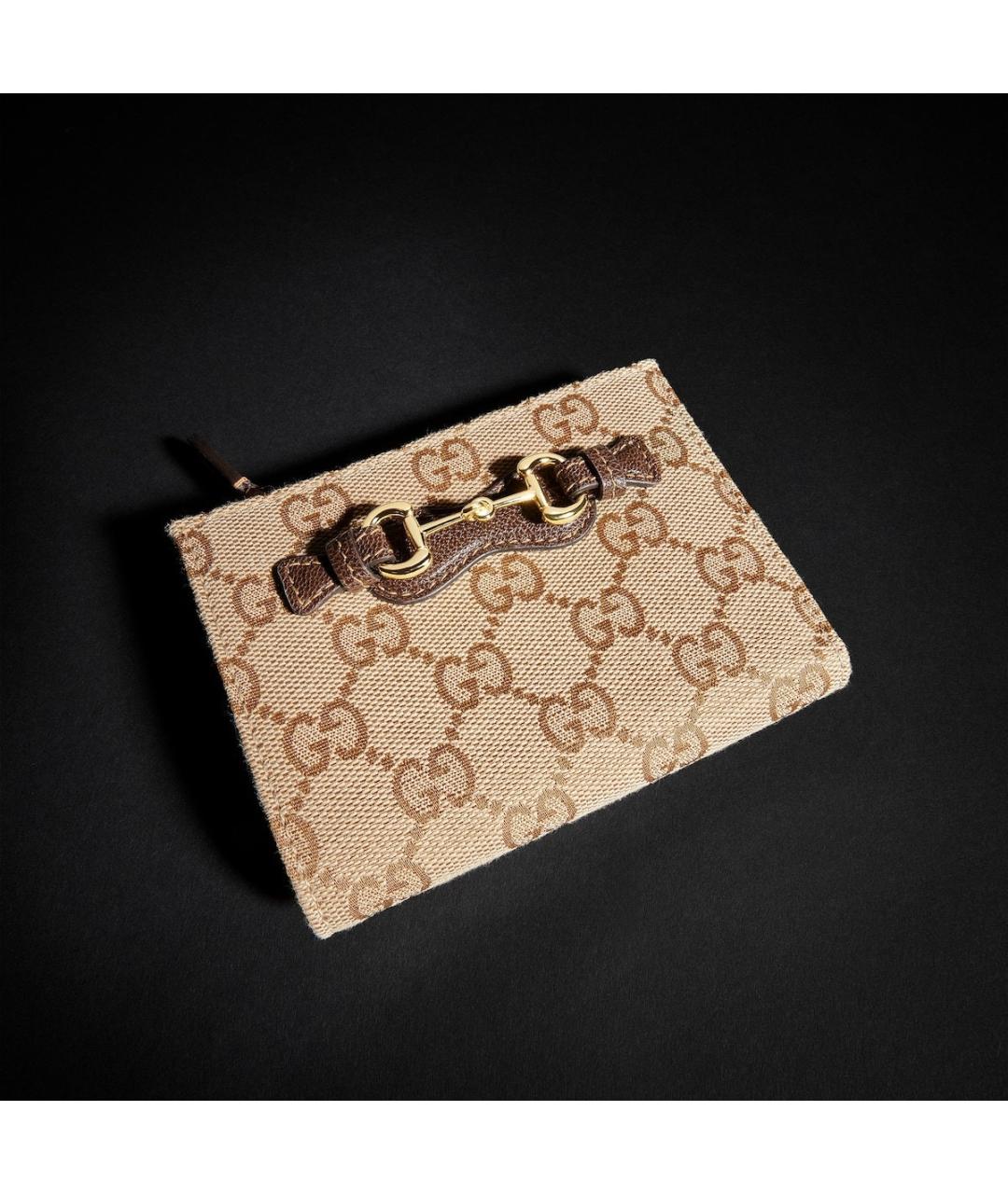 GUCCI Коричневый кошелек, фото 4
