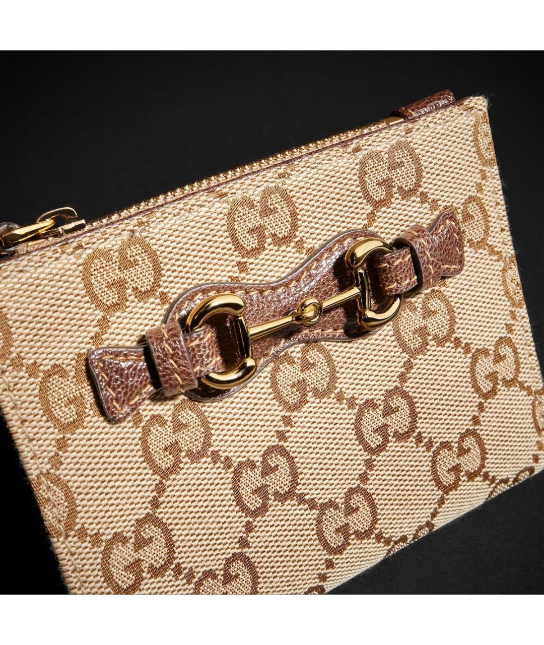 GUCCI Коричневый кошелек, фото 2