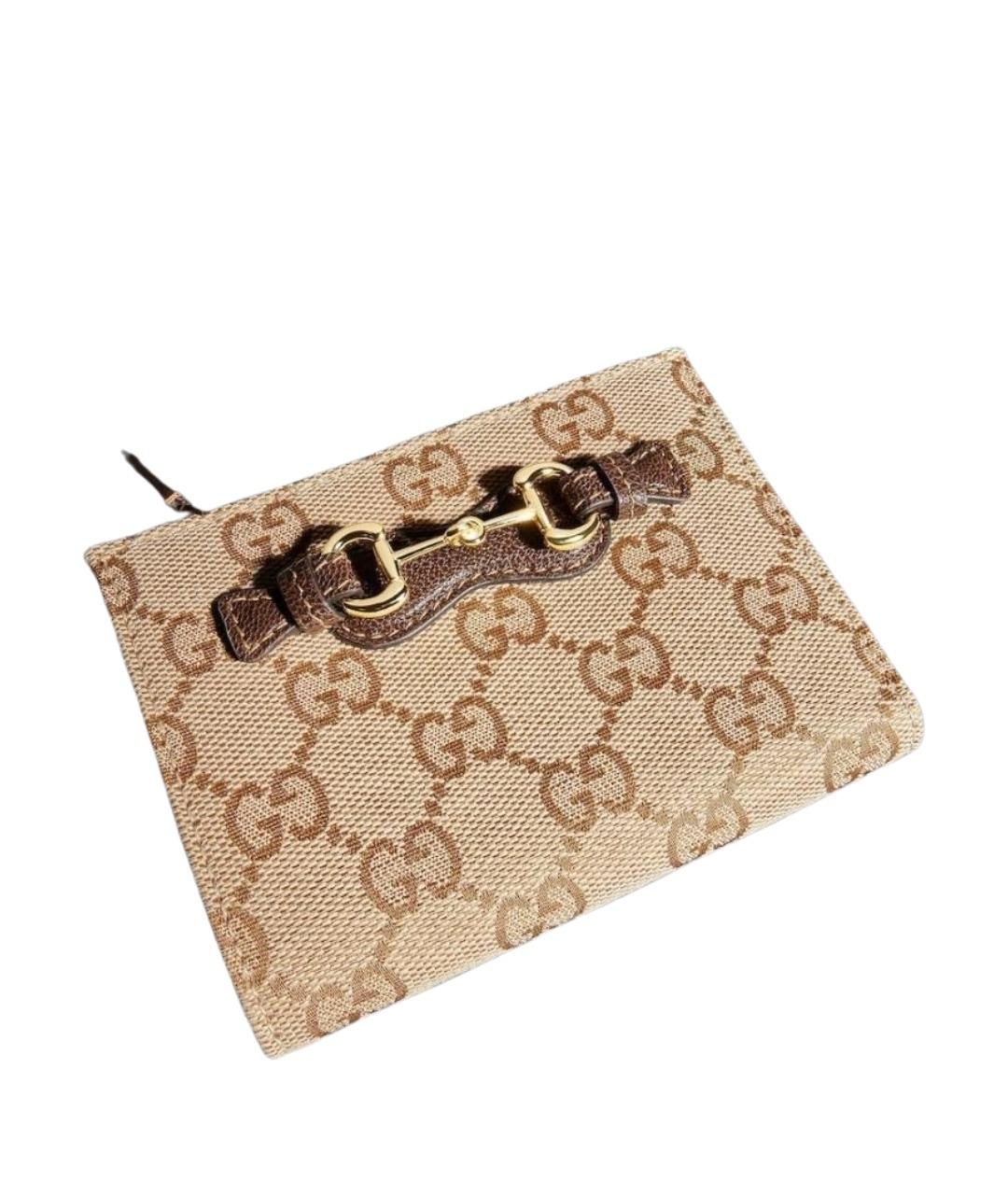 GUCCI Коричневый кошелек, фото 1