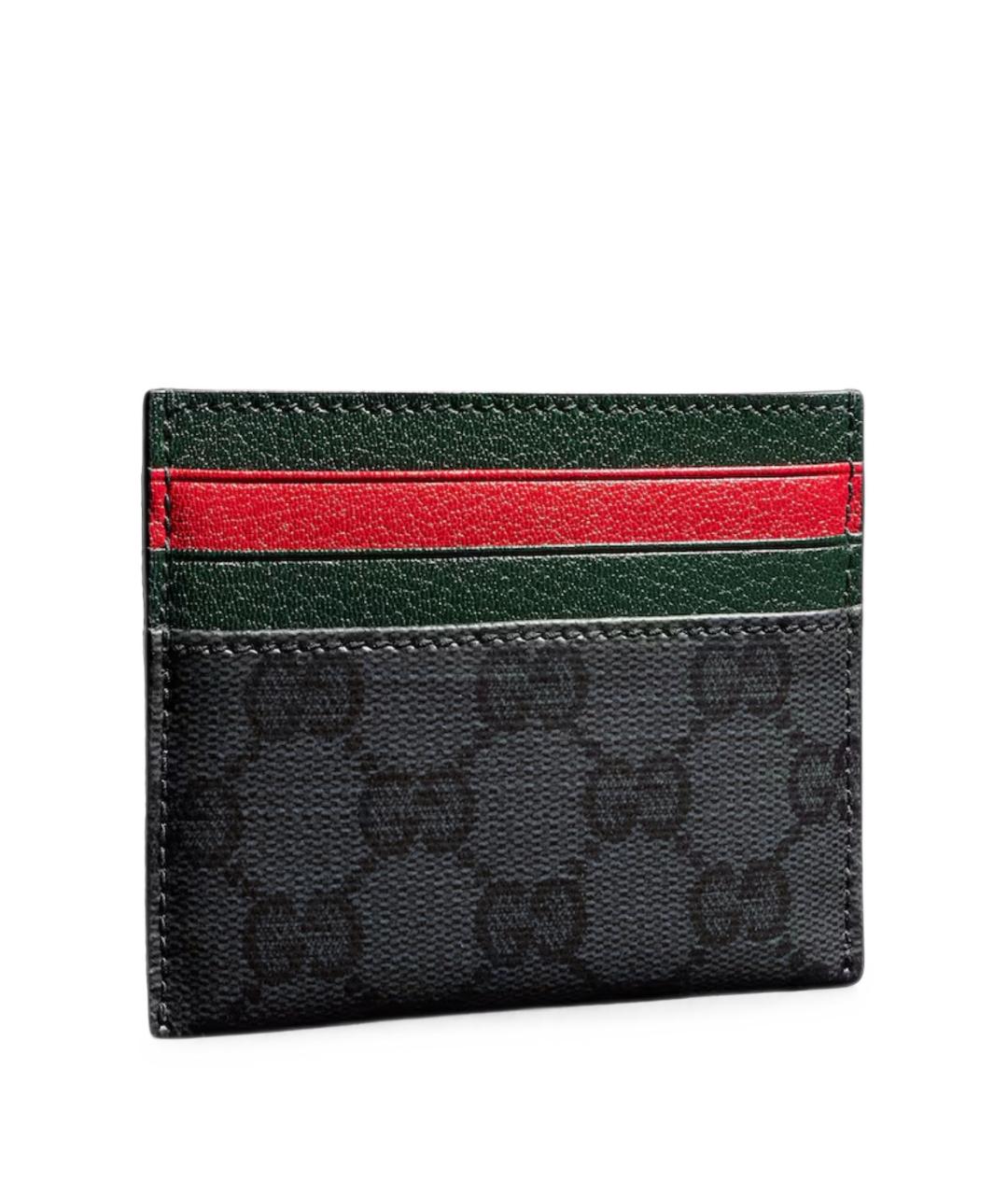 GUCCI Черный кожаный кардхолдер, фото 3
