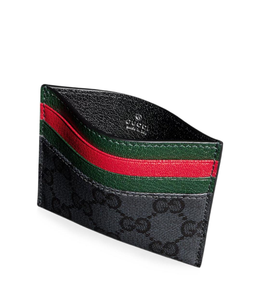 GUCCI Черный кожаный кардхолдер, фото 2