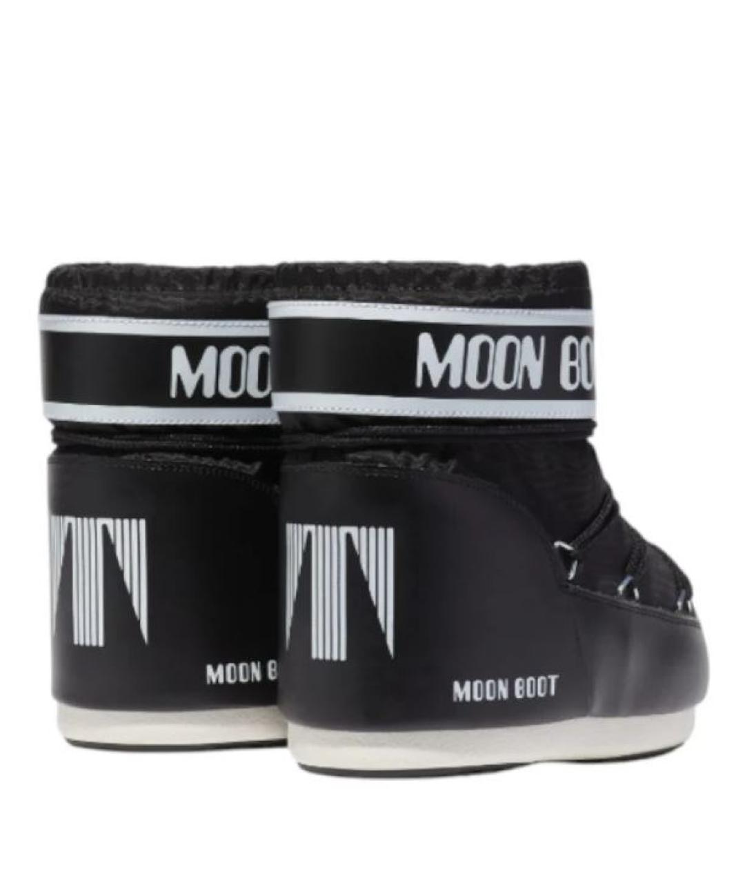MOON BOOT Черные синтетические ботинки, фото 2