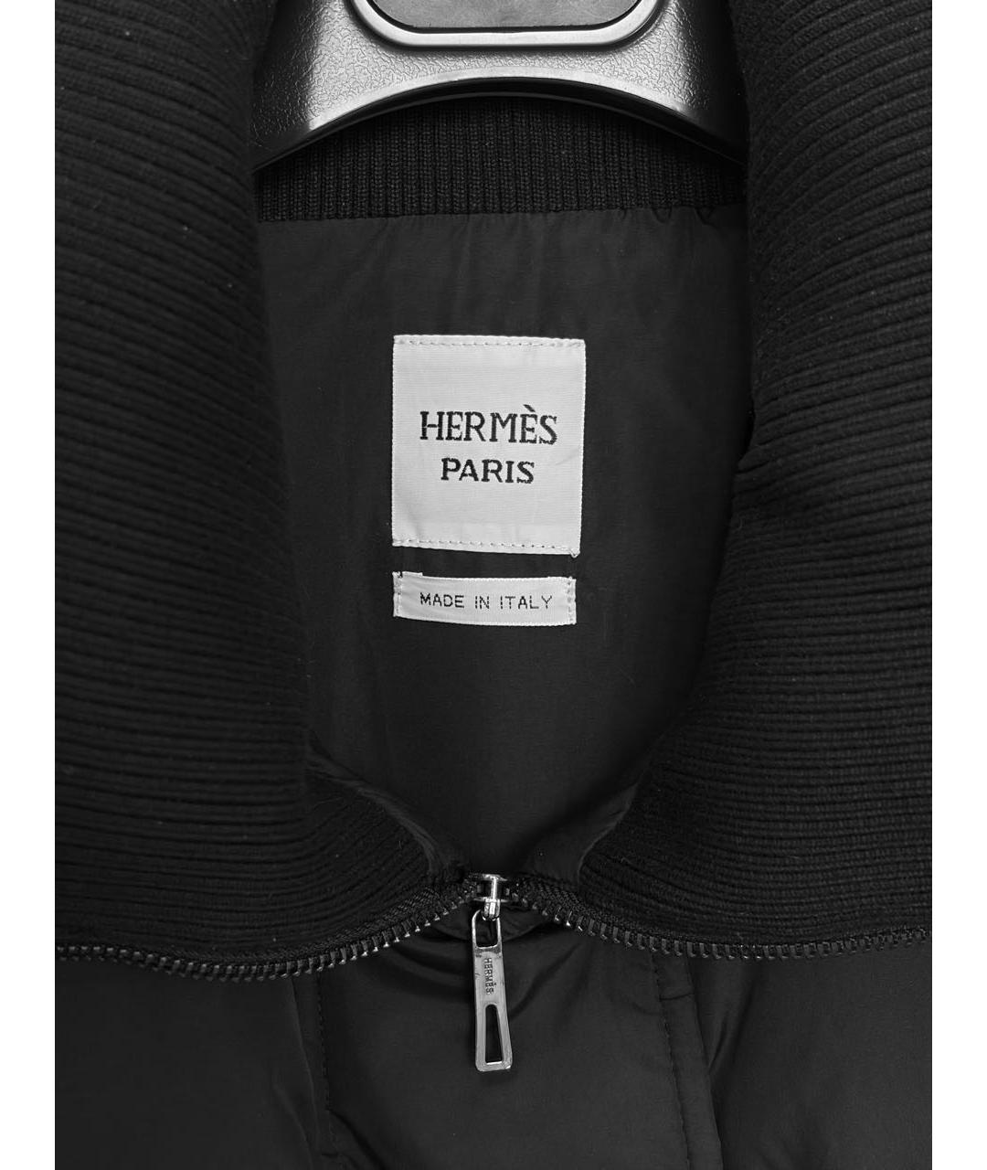 HERMES Черная куртка, фото 3