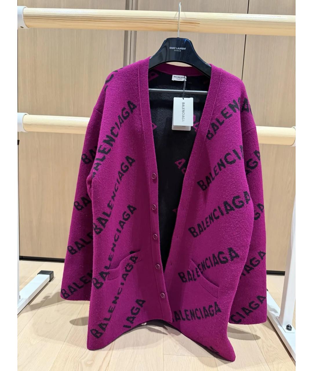 BALENCIAGA Шерстяной кардиган, фото 8