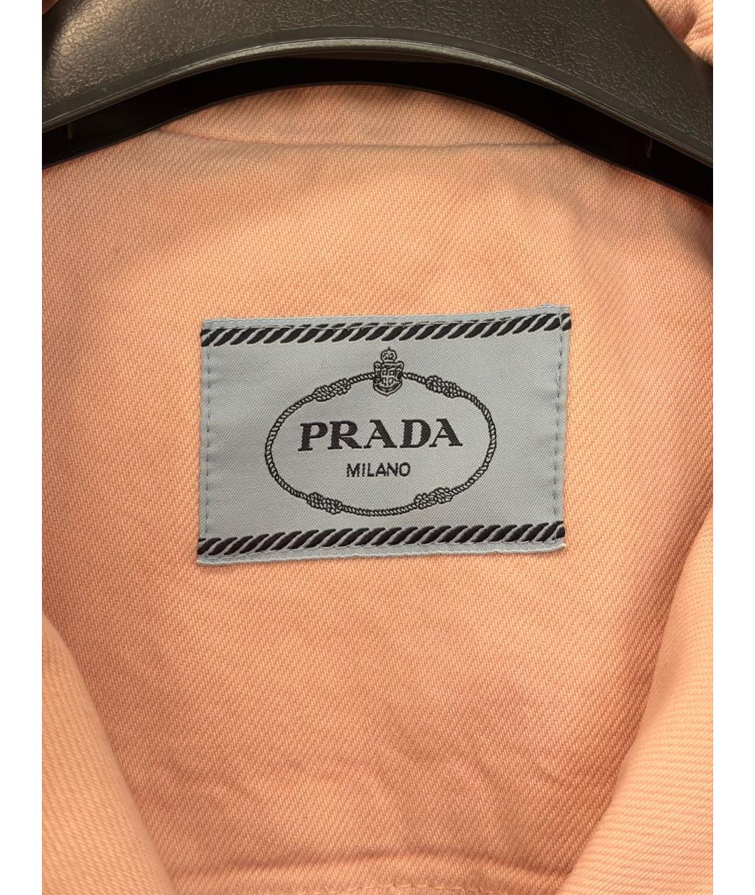 PRADA Розовый деним жакет/пиджак, фото 5