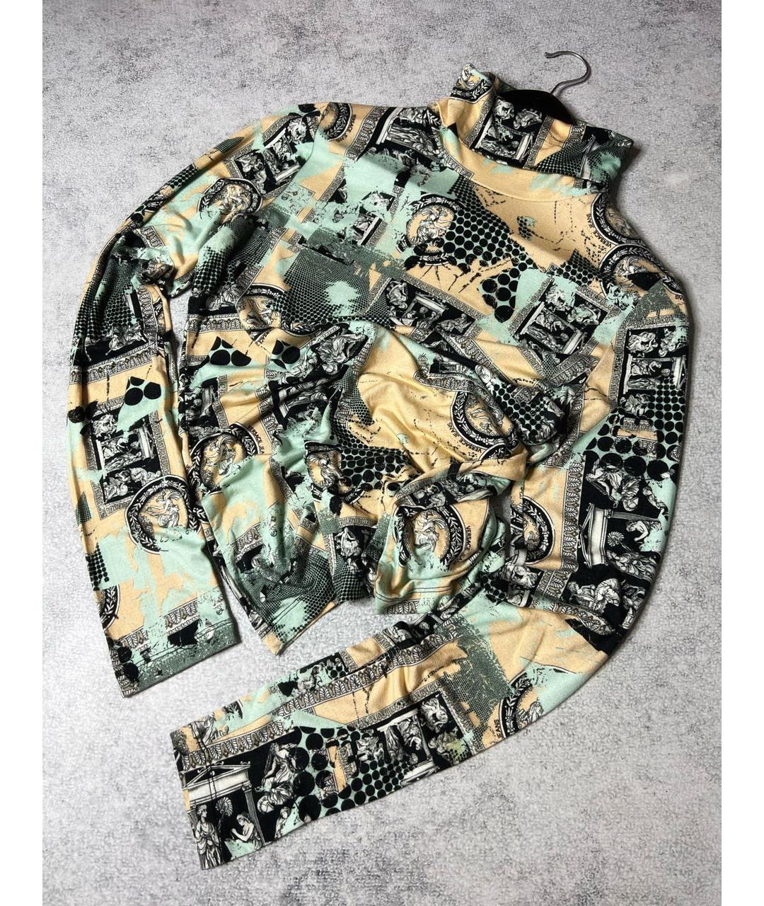 VERSACE JEANS COUTURE Мульти вискозная водолазка, фото 2