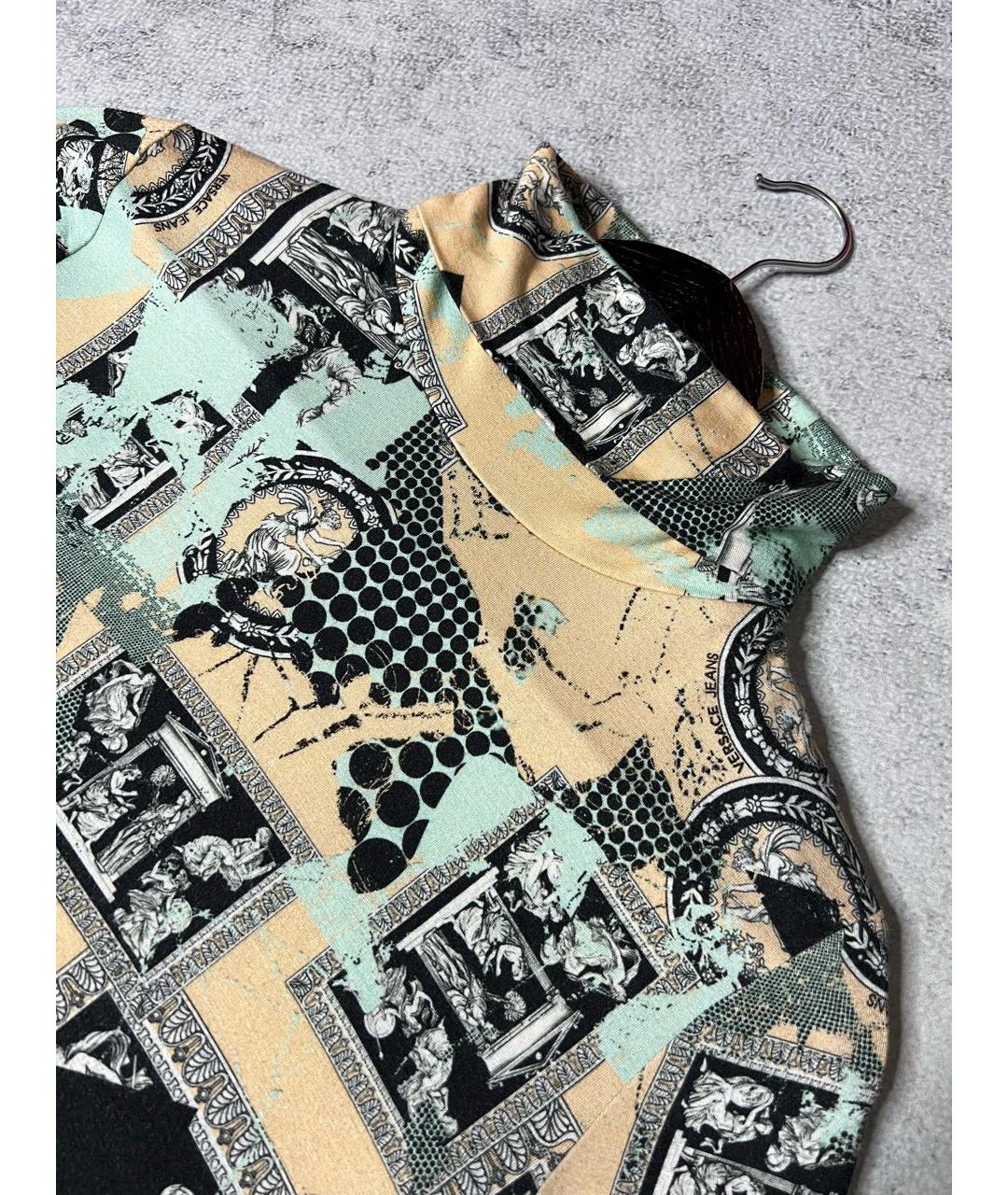 VERSACE JEANS COUTURE Мульти вискозная водолазка, фото 4