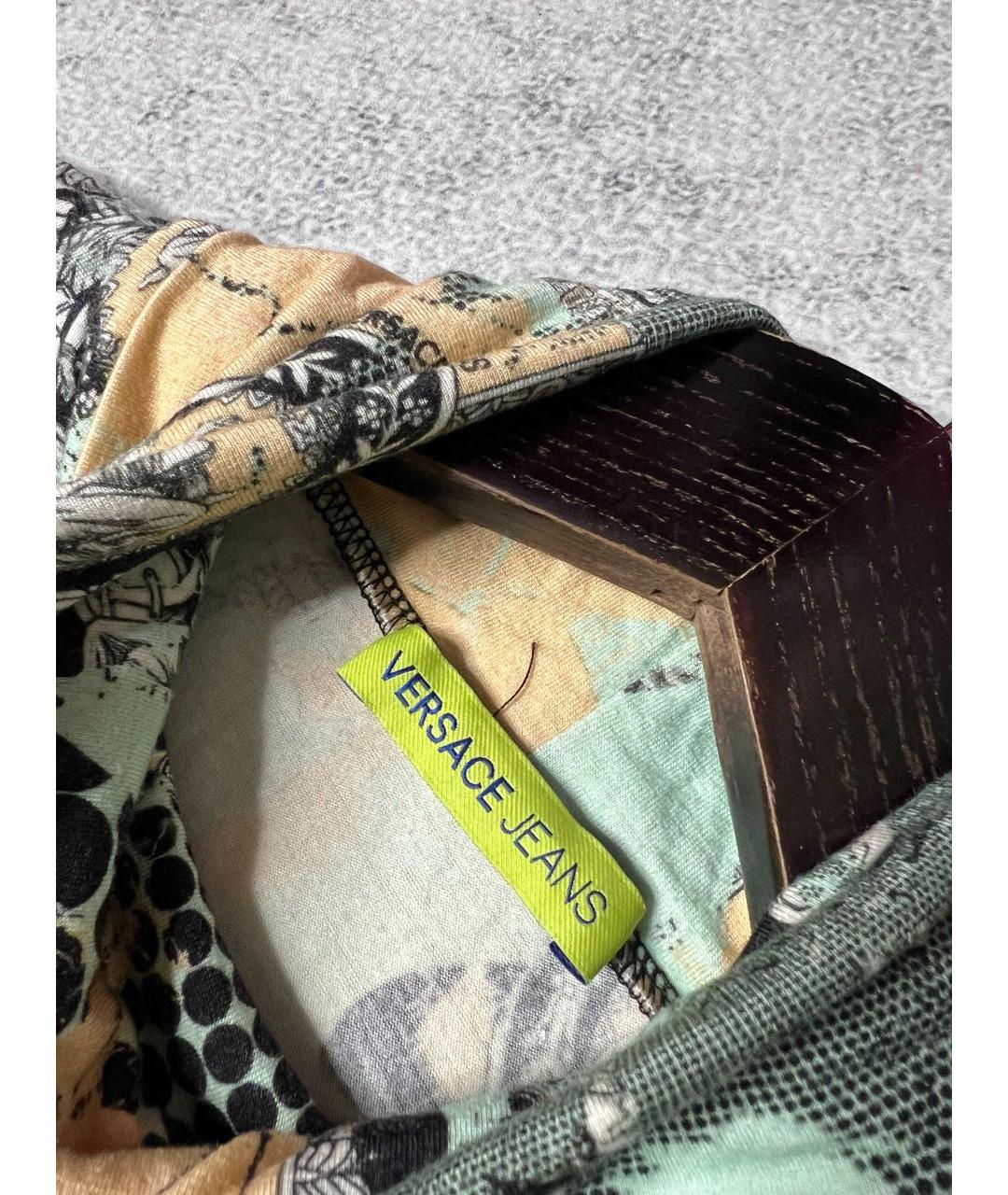 VERSACE JEANS COUTURE Мульти вискозная водолазка, фото 7