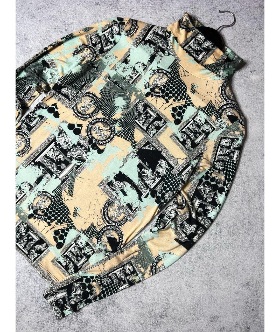 VERSACE JEANS COUTURE Мульти вискозная водолазка, фото 3