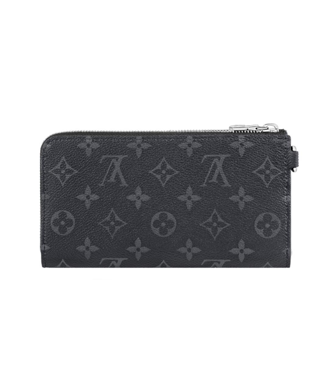 LOUIS VUITTON Черная папка для документов из канвы, фото 3