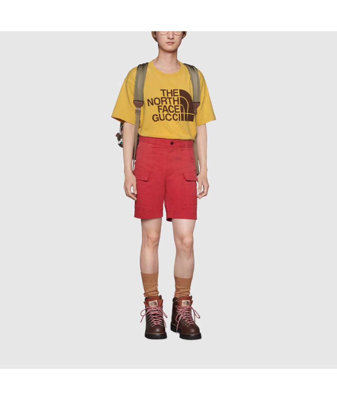 GUCCI Желтая футболка, фото 3