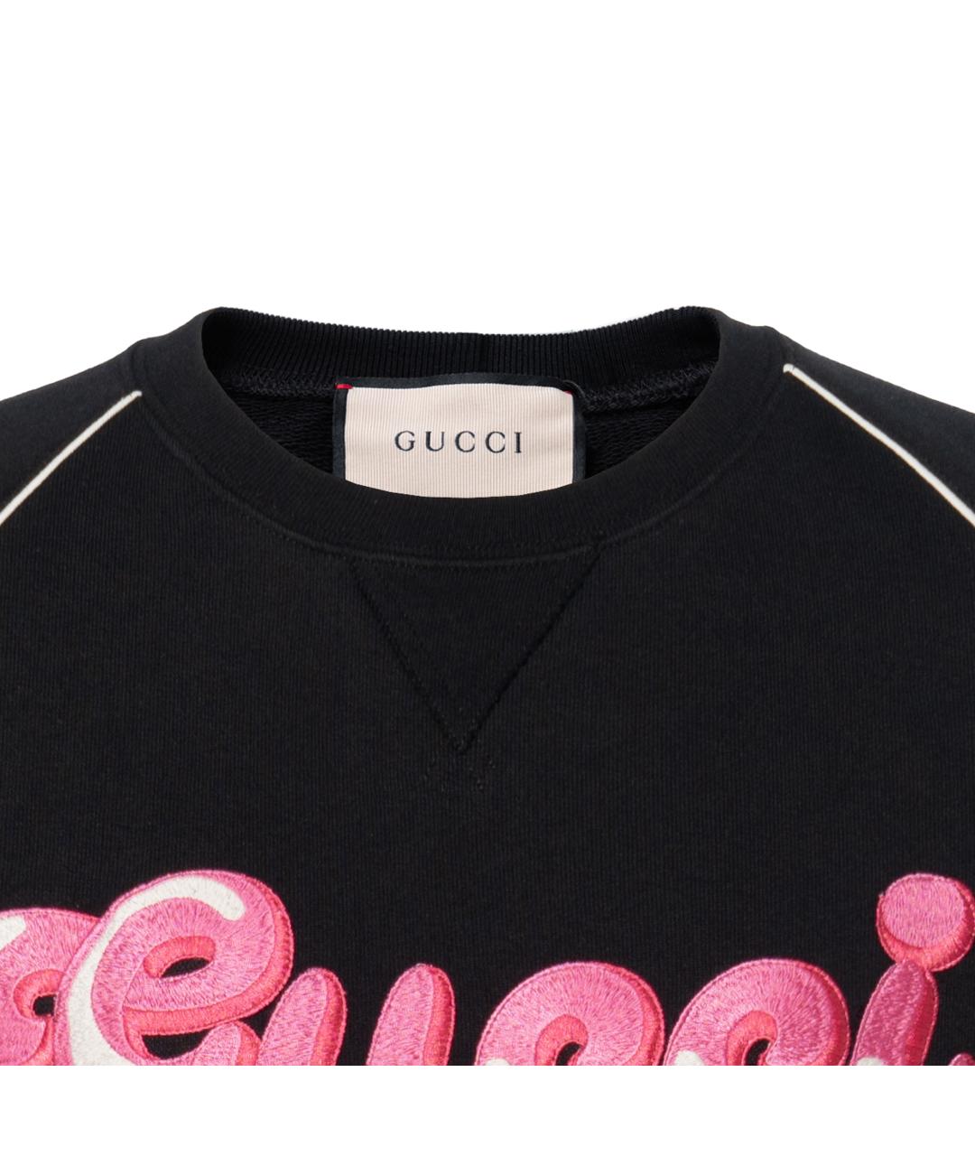 GUCCI Черная футболка, фото 3