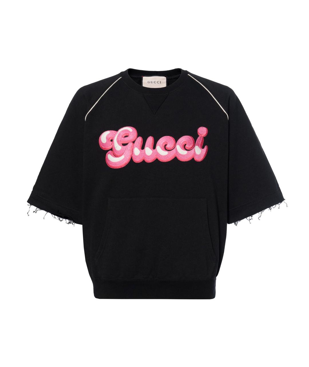 GUCCI Черная футболка, фото 1