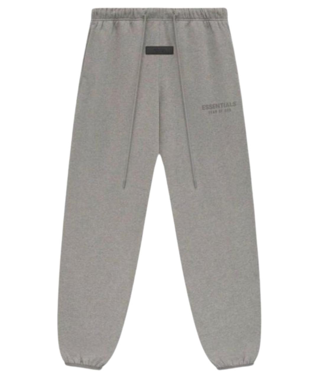 FEAR OF GOD ESSENTIALS Серые хлопковые повседневные брюки, фото 1