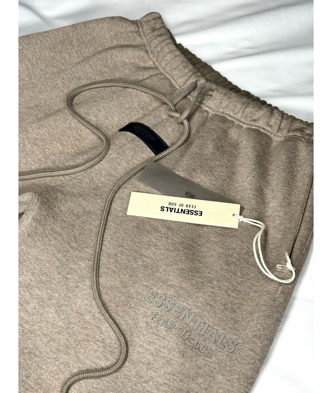FEAR OF GOD ESSENTIALS Серые хлопковые повседневные брюки, фото 4