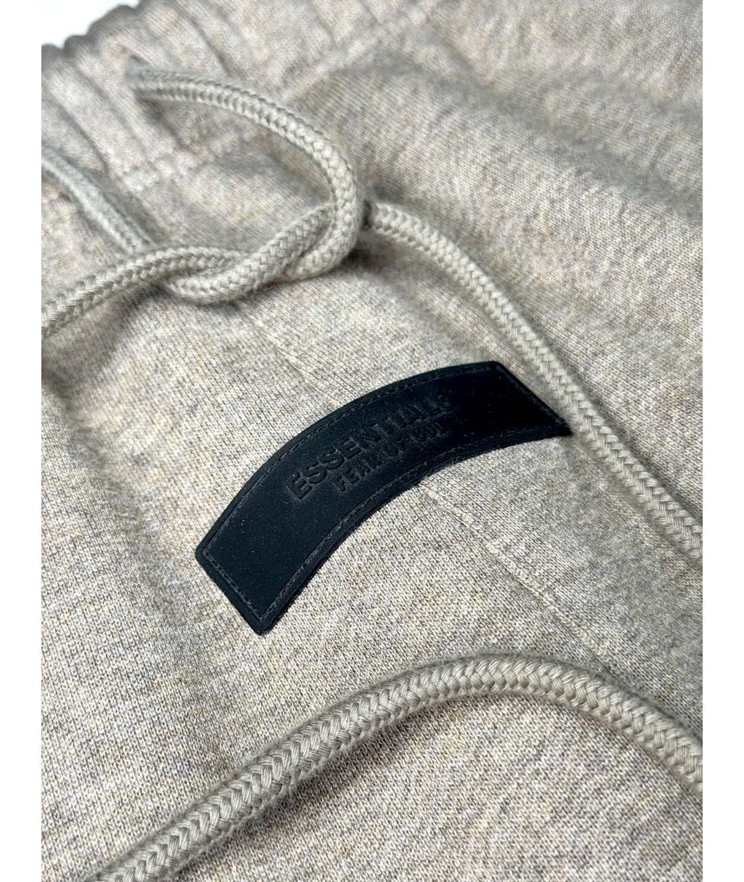 FEAR OF GOD ESSENTIALS Серые хлопковые повседневные брюки, фото 5